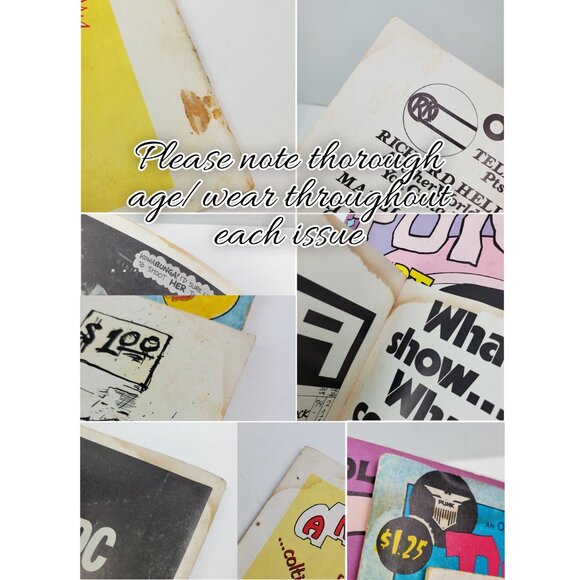 Punk Magazine 3 Issues 1970s Ramones Warhol R Crumb NY Dolls (Age, Please Read) - Picture 5 of 11